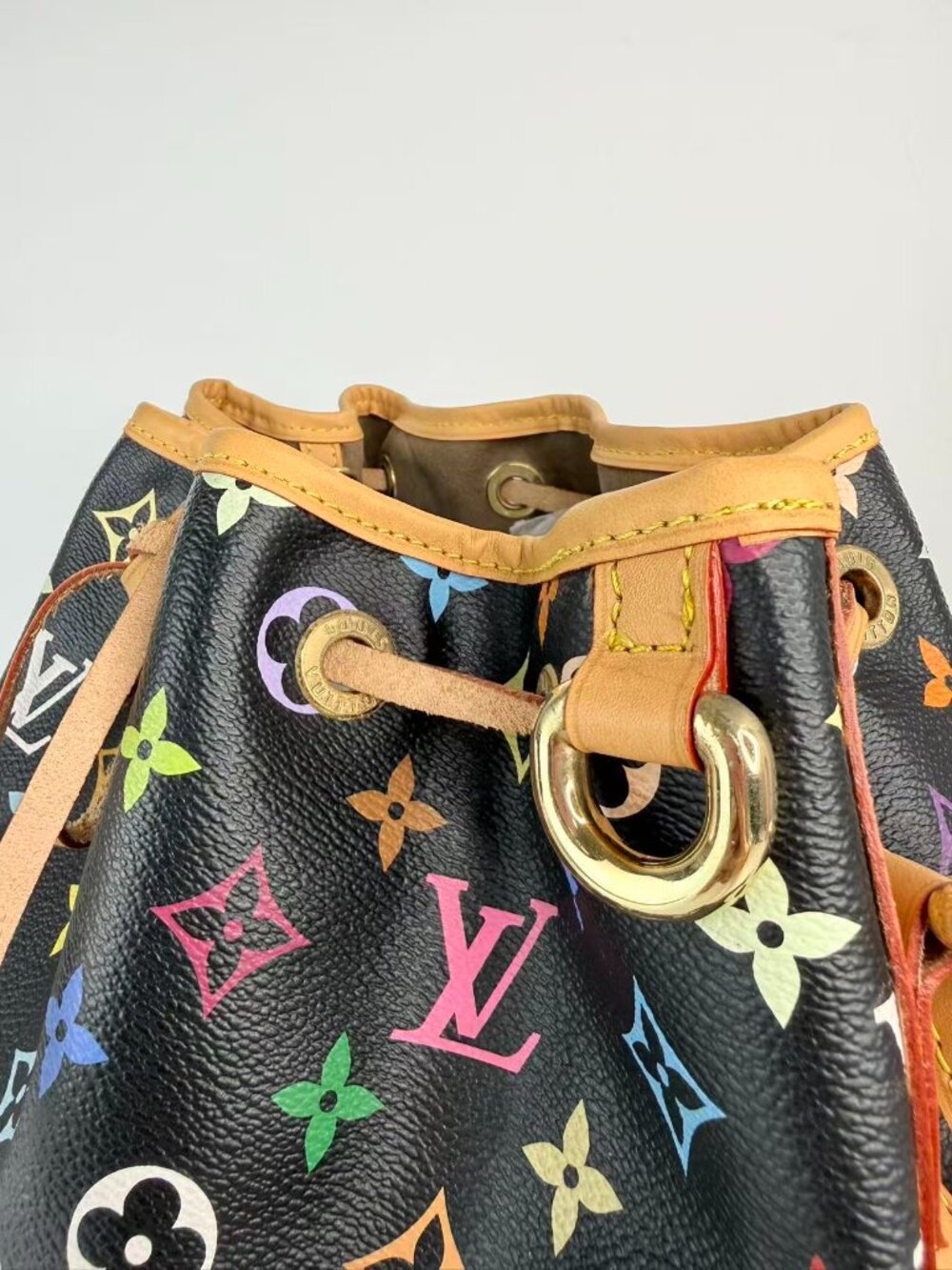 louis vuitton petit noe handbag monogram multicolor - Picture 7 of 13